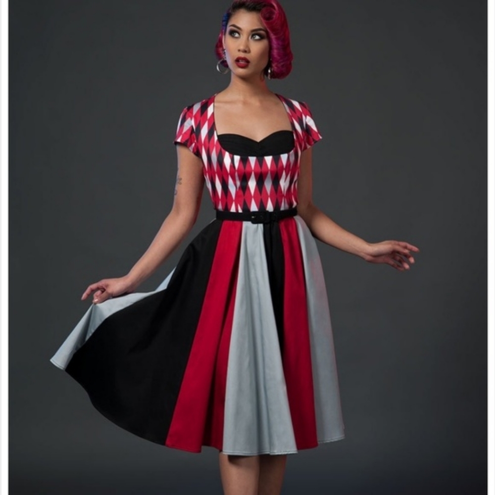 Pinup Couture NWT Harlequin Cherie M